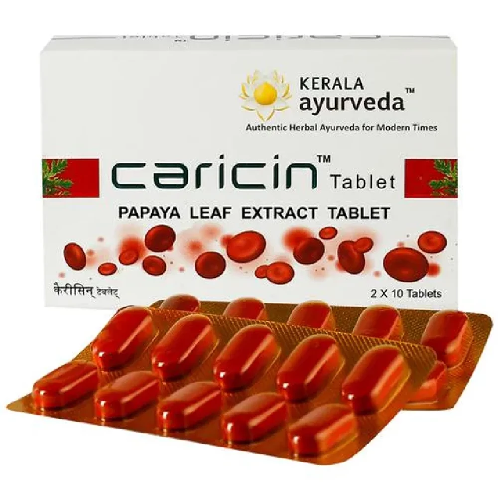 Kerala Ayurveda Caricin Tablet, 20 Tablets-1.webp
